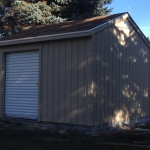 12x12 Gable on slab with Roll up door
